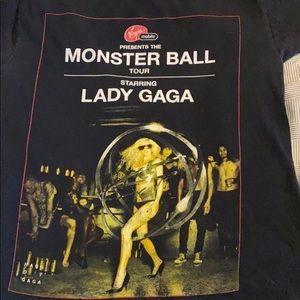Lady Gaga 2010-11 The Monster Ball Tour T-Shirt